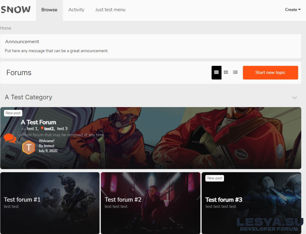 Snow 1.0.11 - Светлый стиль IPS