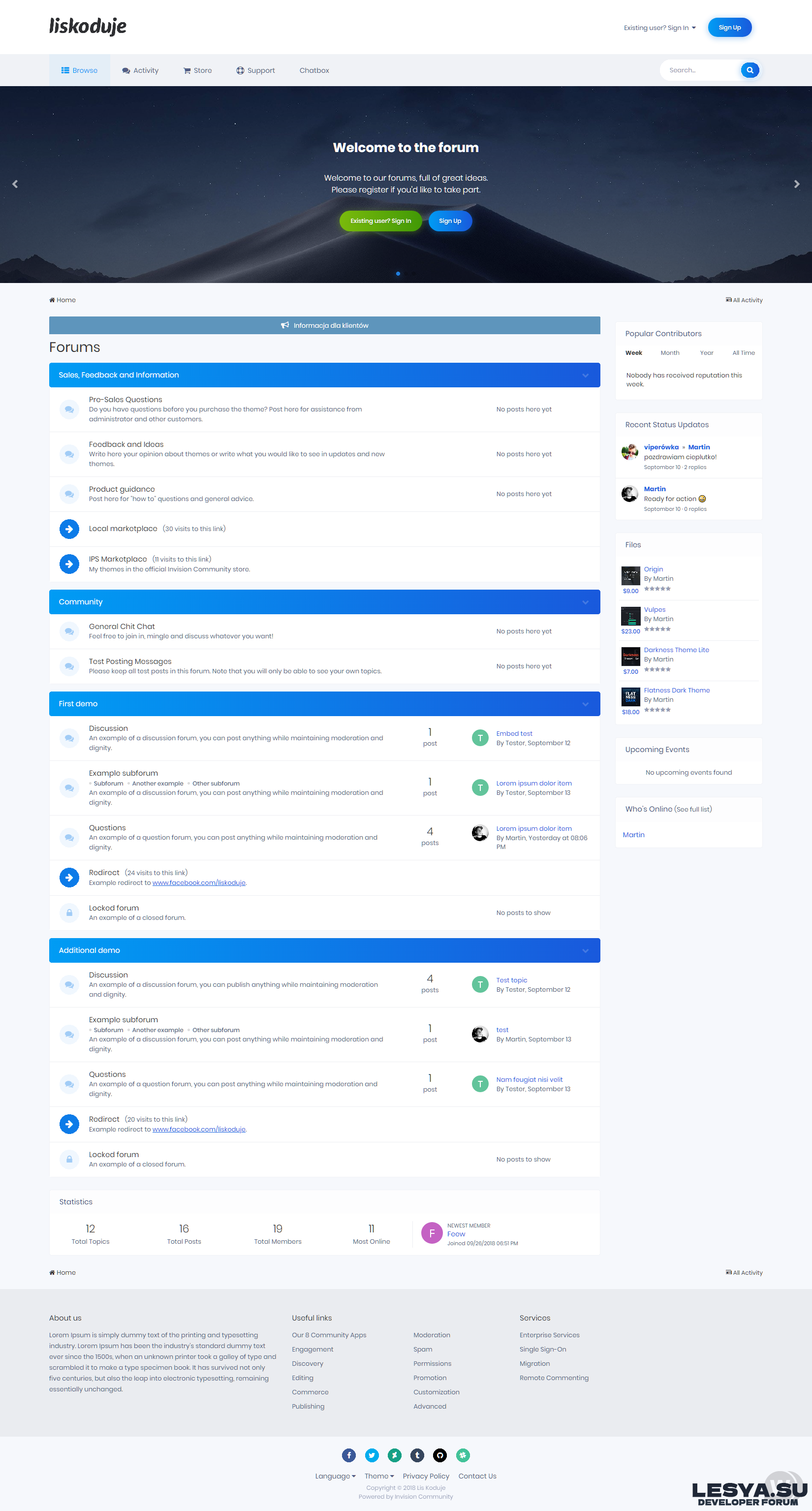 Darkness Theme Lite 1.3.2 - Cтиль для IPS 4.3