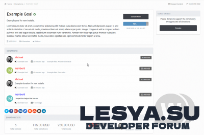 Donations 3.4.3 - пожертвования для IPS 4
