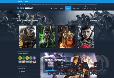 Подробнее о "Sleek (5 Colors) - игровая тема"