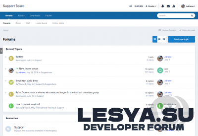 Recent Topics 1.1.3 - новые темы/посты для IPS 4