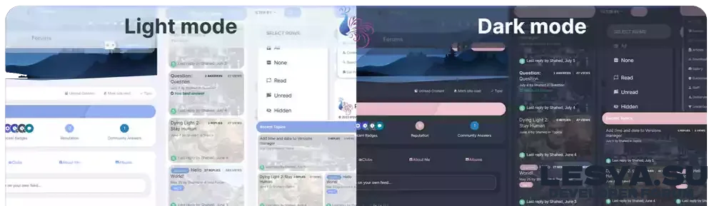 Peacock - шаблон форума Invision Community