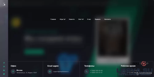 Подробнее о "GameStorm — Уникальный игровой шаблон DLE"