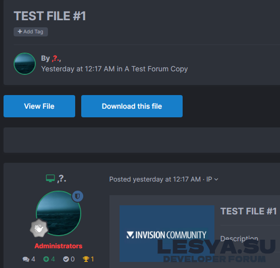 File buttons in Topics