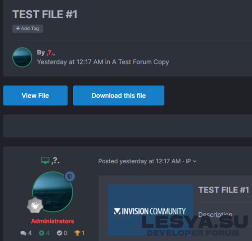 Подробнее о "File buttons in Topics"
