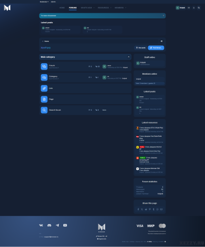 Подробнее о "Новый стиль форума Monser DM replica"